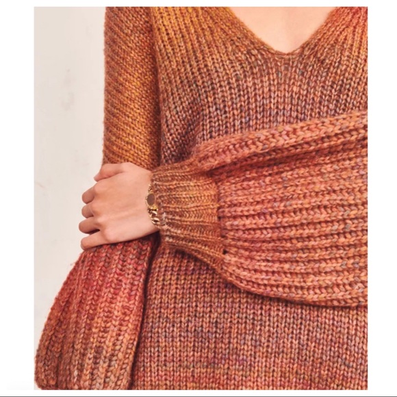 🥂SOLD LOVESHACKFANCY Rio Russet Pullover Sweater - Picture 7 of 14